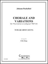 Chorale and Variations 2 Euphonium 2 Tuba Quartet P.O.D. cover